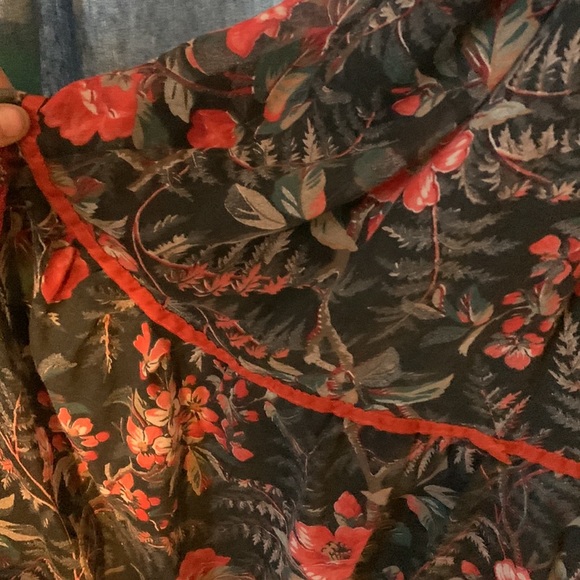 Vintage 70’s on/off shoulder ruffle dress - Picture 3 of 8